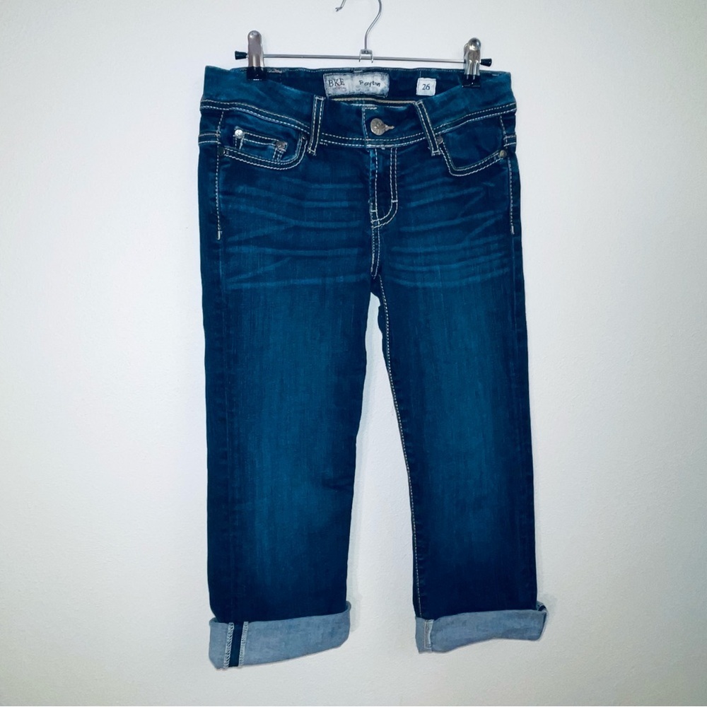 BKE Payton Cropped Stretchy Capri Jeans - Picture 5 of 16